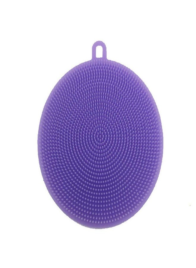 SOLEGLOW Silicone Dishwashing Sponge - Soft Antibacterial Kitchen Scrubber | Reusable, Non-Scratch Cleaning Brush for Dishes, Pots, Pans & Surfaces (Pack of 12) - Image 1