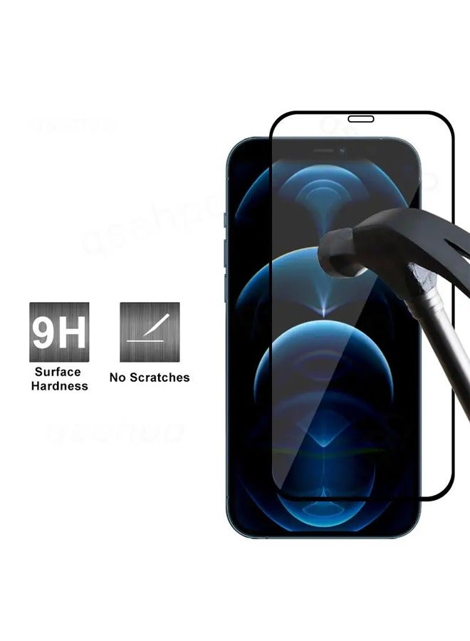PROVENGE مجموعة من 3 واقيات شاشة من Provenge مصممة لهاتف iPhone 12 Pro، مقاومة للخدش ومضادة لبصمات الأصابع وصلابة 9H، زجاج مقسى شفاف عالي الدقة يوفر حماية خالية من الغبار تعمل باللمس - Image 3