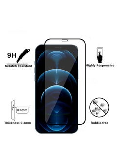 PROVENGE Provenge Pack Of 3 Screen Protector Designed For iPhone 12 Pro Scratch Resistant Anti Fingerprint 9H Hardness Tempered Glass Clear HD Clarity Provide Responsive Touch Dust Free Protector  - Image 2