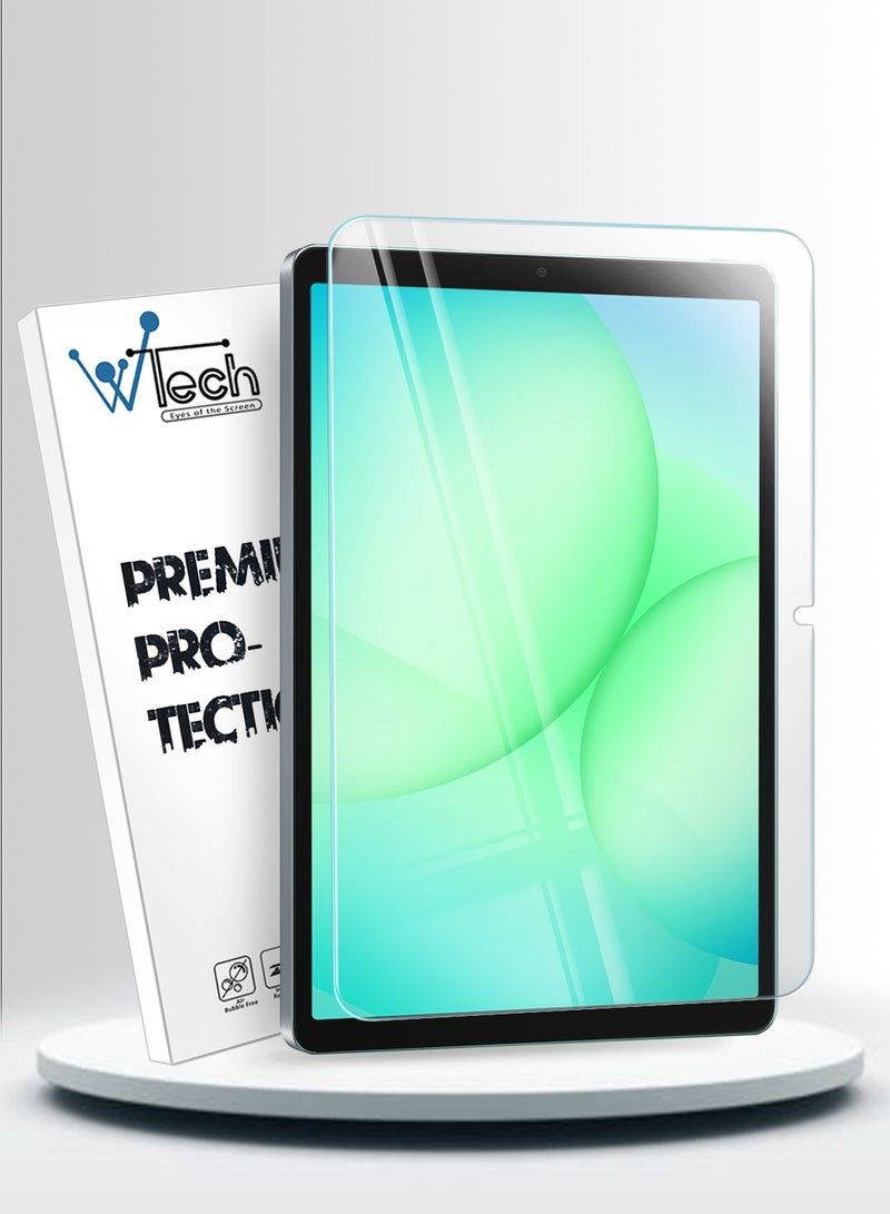 Wtech Samsung Galaxy Tab A11+ 2025 (11.0 inch) WTech Premium Series Curved Edges 9H HD Full Cover Tempered Glass Tablet Screen Protector (TSGPCN) - Clear - Image 1