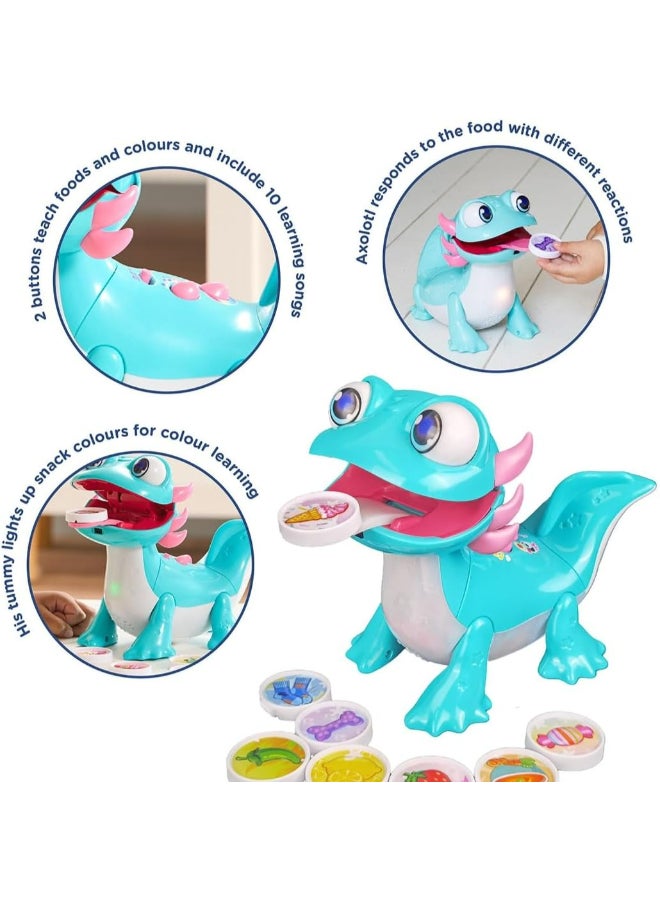 vtech Tasty Treats Axolotl – Interactive Toddler Toy with Fun Reactions, Pretend Snacks & Educational Songs | Learning Toy for Kids Ages 1-4 - Image 2