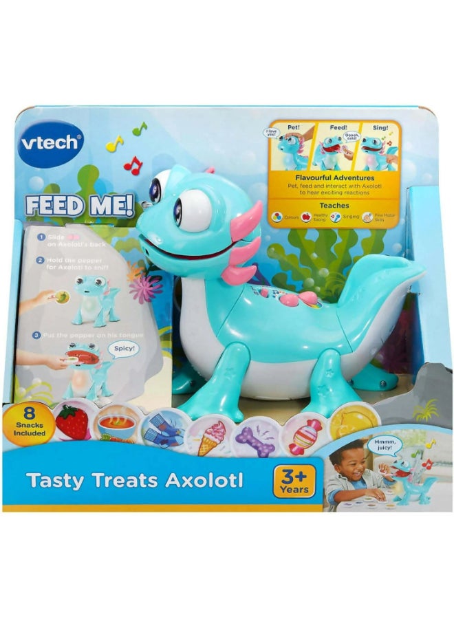 vtech Tasty Treats Axolotl – Interactive Toddler Toy with Fun Reactions, Pretend Snacks & Educational Songs | Learning Toy for Kids Ages 1-4 - Image 1