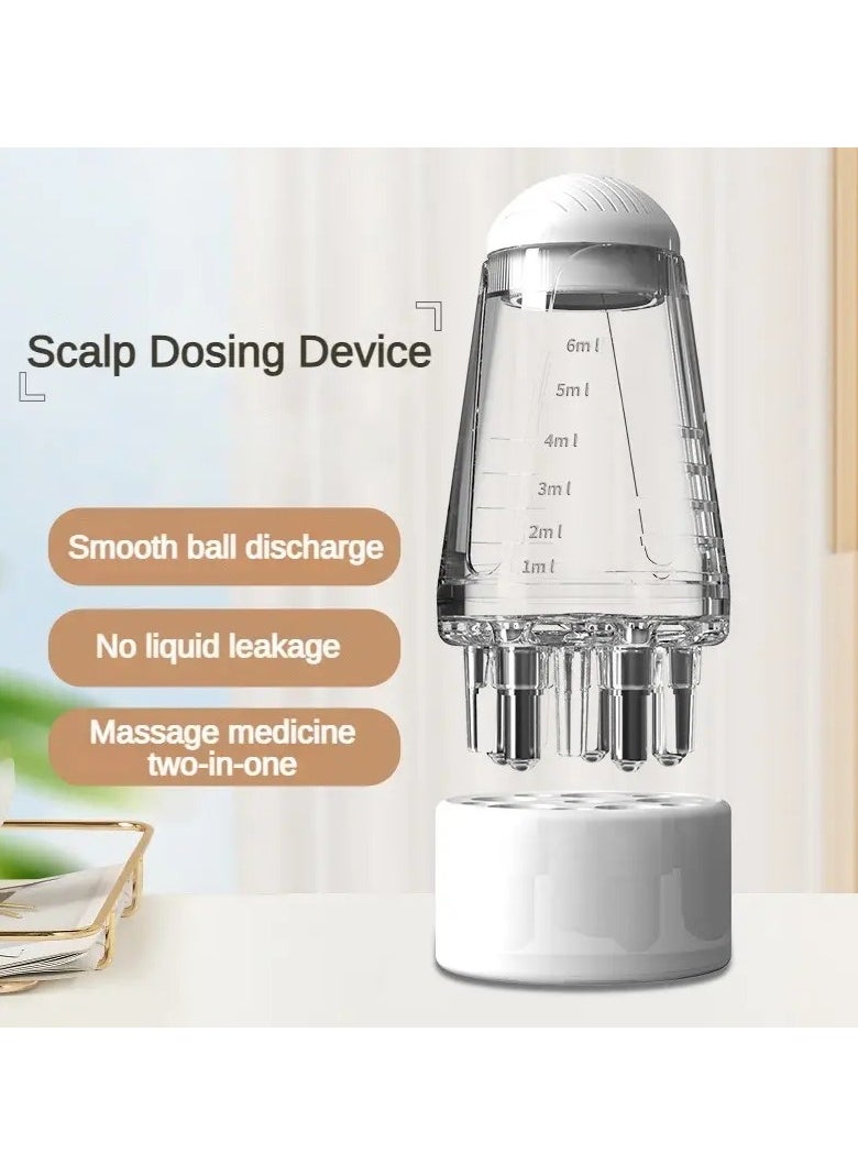 ORiTi 1pc Scalp Care Applicator Mini Massager, Scalp Essential Oil Hair Care Medicated Roller Ball Applicator, Soothing Scalp Applicator Hair Growth Solution Portable Tool  - Image 4
