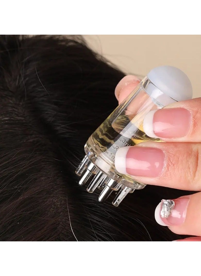 ORiTi 1pc Scalp Care Applicator Mini Massager, Scalp Essential Oil Hair Care Medicated Roller Ball Applicator, Soothing Scalp Applicator Hair Growth Solution Portable Tool  - Image 1