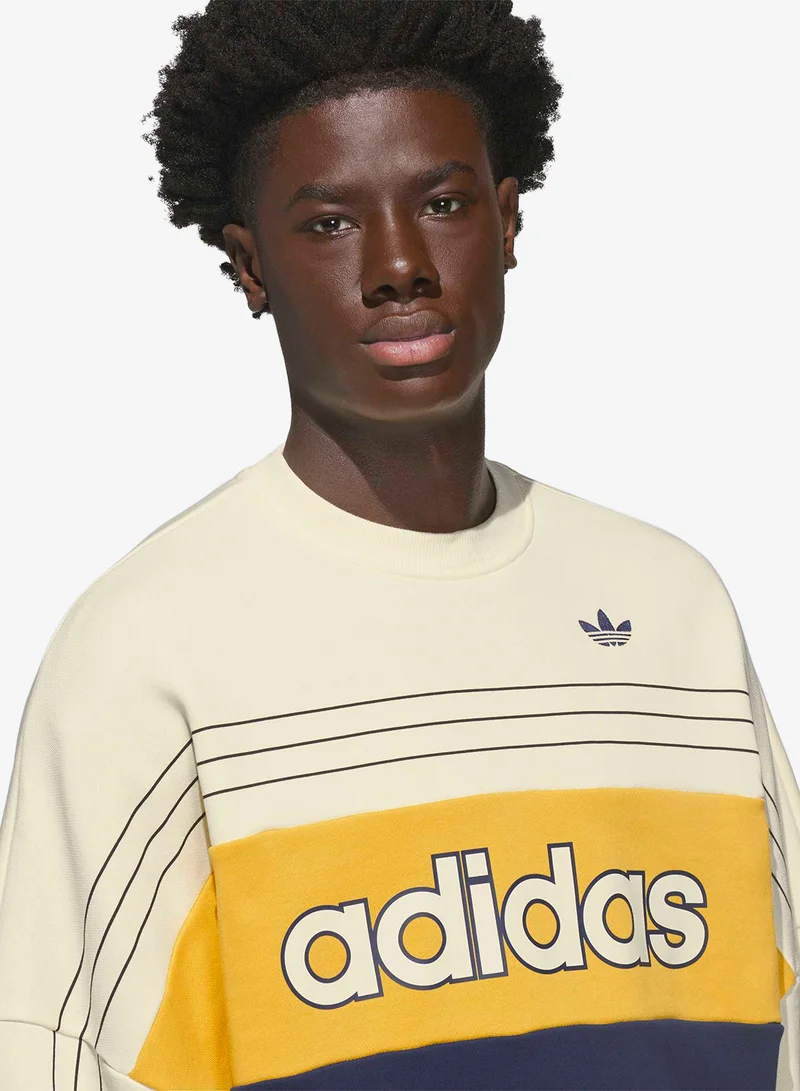 Adidas Originals CREWHT Varsity Sweatshirt for Men | Best Price UAE