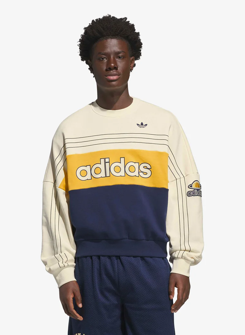 Adidas Originals CREWHT Varsity Sweatshirt for Men | Best Price UAE