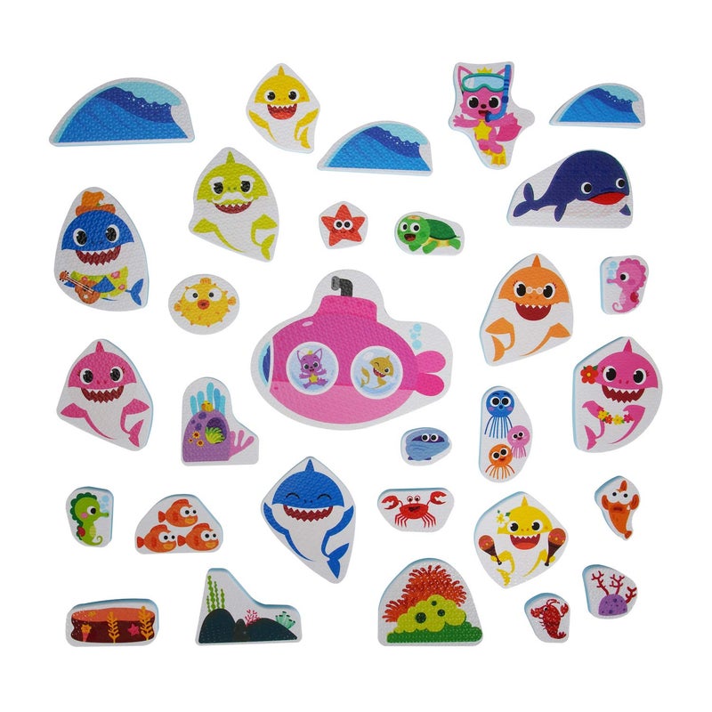 WowWee Baby Shark Official - Bath Time Stickers (30 Pack) - Image 4