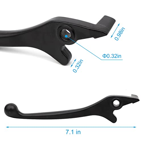 mokuo Black Left Side Brake Lever Disc System Fit for Chinese GY6 50cc 125cc 150cc 139QMB 157Q Roketa Jonway Taotao Chinese Scooter Moped Parts - Image 5