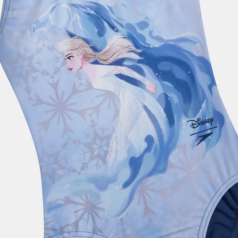 speedo Multi-Colour Kids' X Disney Frozen 2 Elsa Splashback Swimsuit (Older Kids) for Women | Best Price UAE