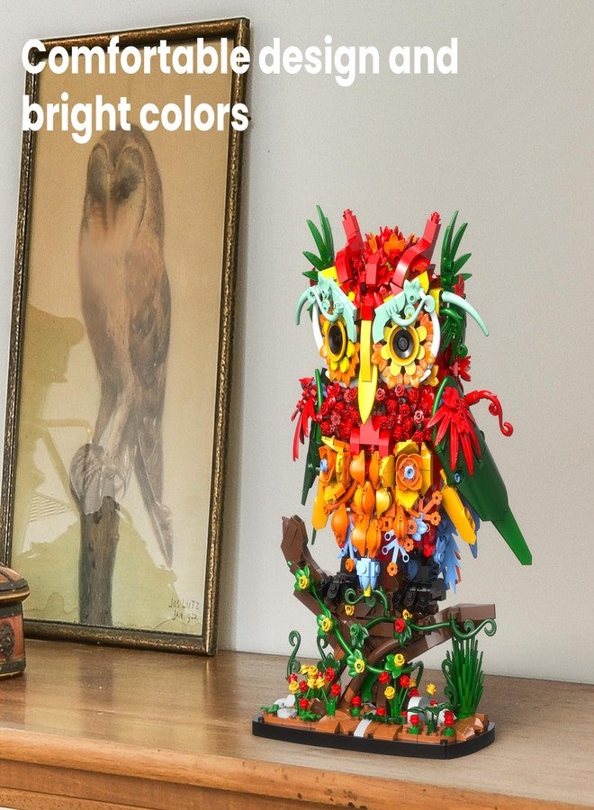Sillbird Flower Owl Building Sets - Image 3