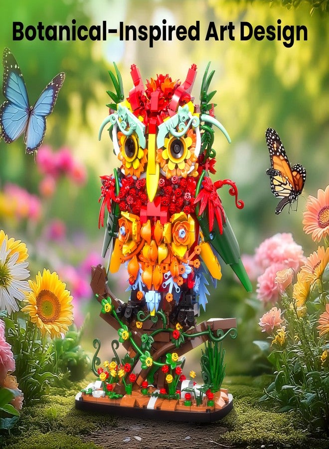Sillbird Flower Owl Building Sets - Image 2