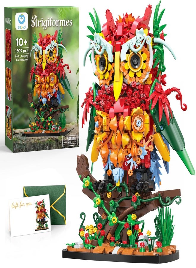 Sillbird Flower Owl Building Sets - Image 1