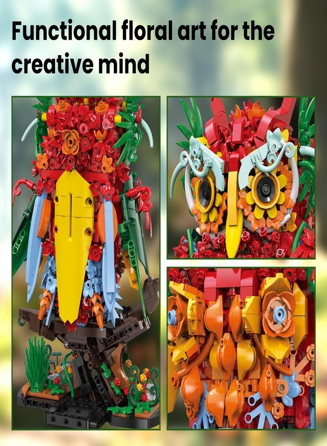 Sillbird Flower Owl Building Sets - Image 5