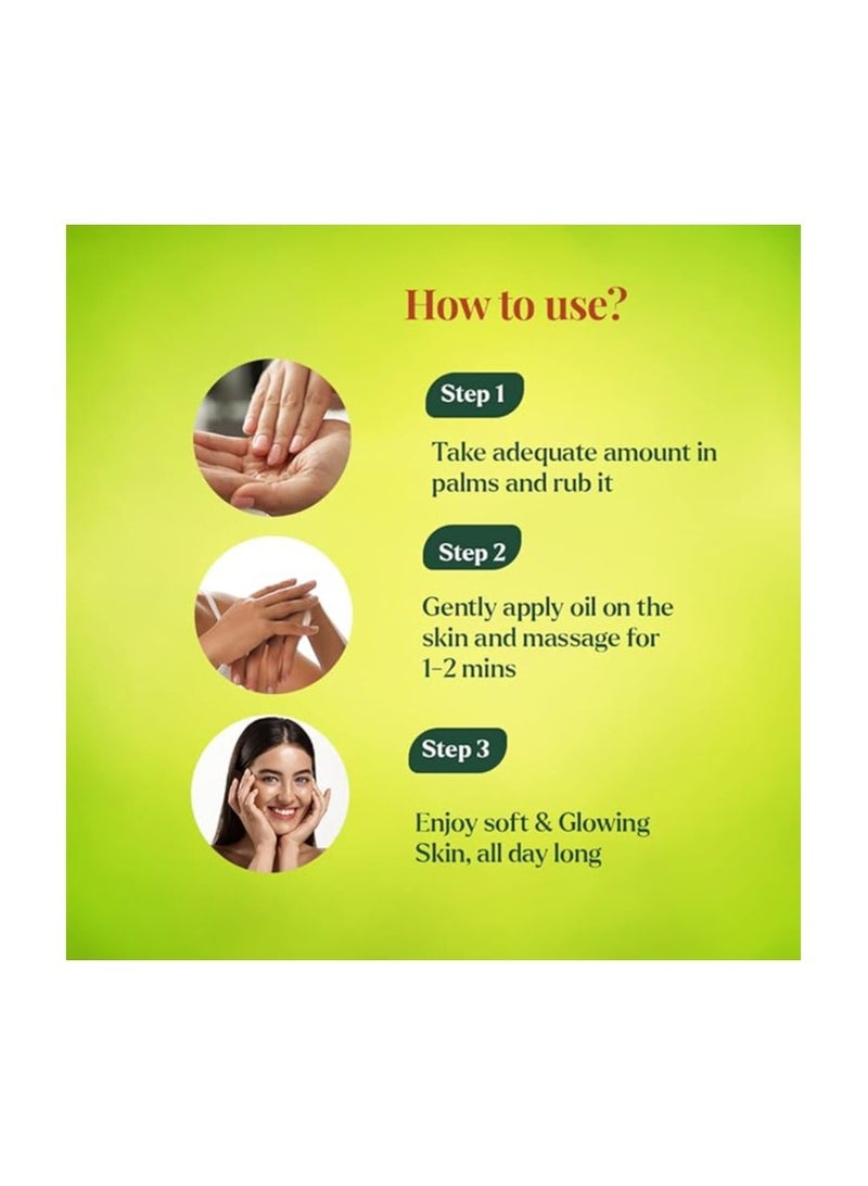 بايدياناث زيت فانسار أولي - زيت زيتون نقي للجسم مع زيتون إيطالي حقيقي أكثر بمرتين بما في ذلك اللوز وخشب الصندل، المزيد من التغذية - 500 مل - Image 5