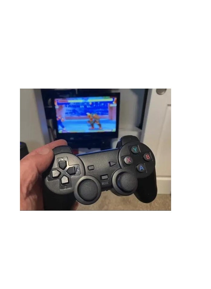 Game Console 4K HD Video Game Console 2.4G Dual Wireless Controller, Classic 64GB Retro TV Game Console 10000 Game Stick