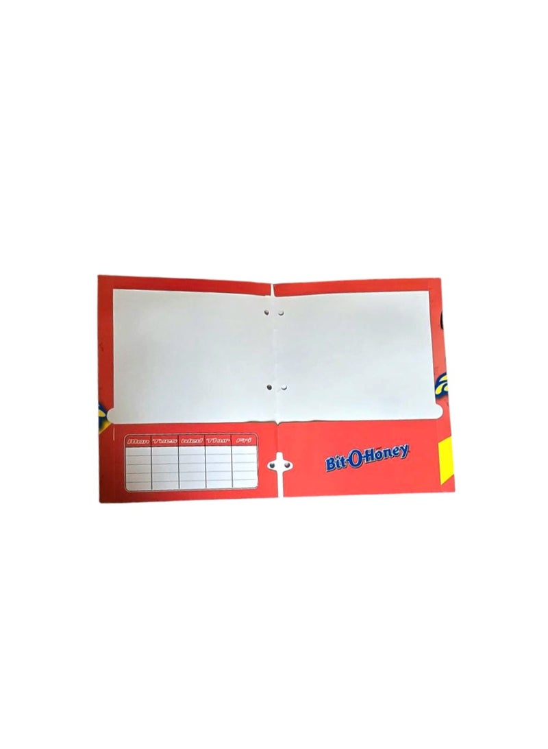 Red Bee Cartoon Themed Paper File Size A4 30*24 - Image 2
