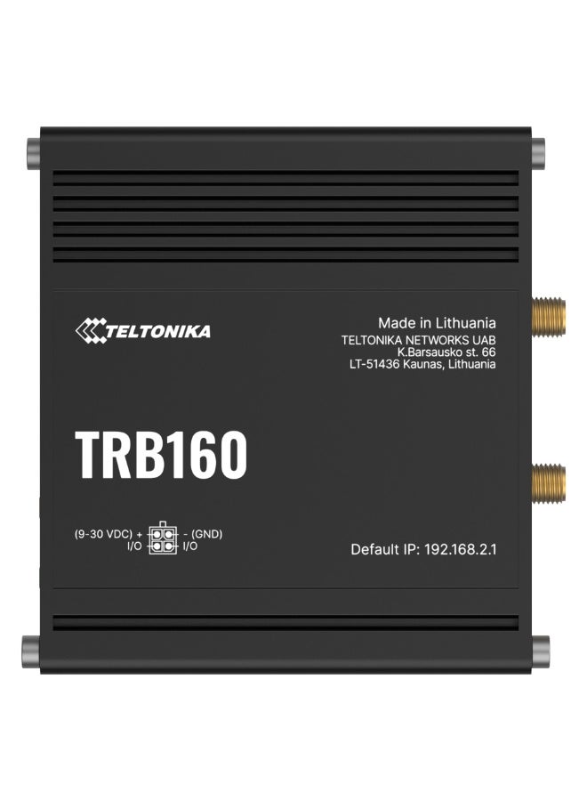 TELTONIKA TK-TRB160 - Teltonika Gateway 4G Industrial, 4G Cat 4 / 3G / 2G - Image 3
