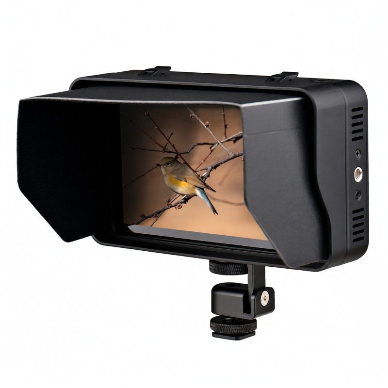 Camera Field Monitor 4K: 800Nits Ultra High Brightness With Sunshade - HDR & Upgraded 3D-LUT Function For Outdoor Indoor Photographers - Image 1
