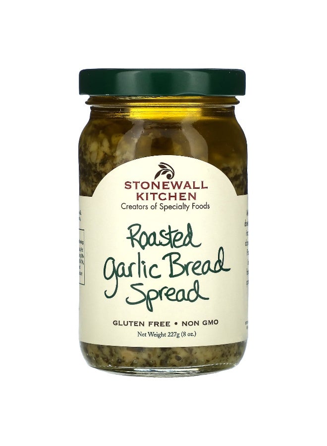 Stonewall Kitchen ستون وول مطبخ، دهن خبز الثوم المحمص، 8 أونصات (227 جرام) - Image 1