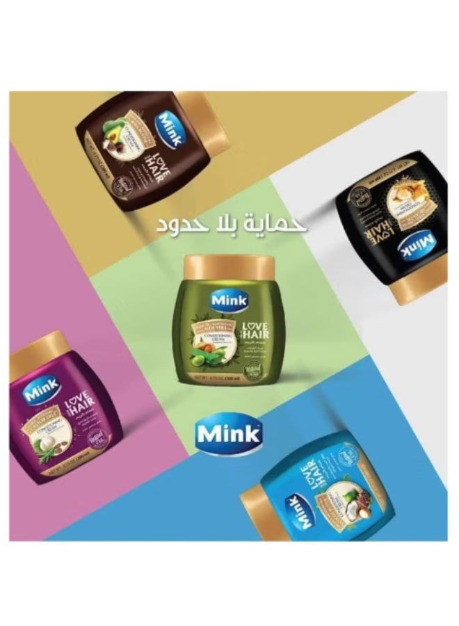 Mink Hair Conditioning Cream with Avocado, Jojoba & Shea Butter - (800 ml) - Intense Hydration & Frizz Control - Image 5