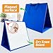 PENGFULL Felt Flannel BoardDry Erase White Board for Toddlers173 173inDoubleSidedFoldingStandingfor WallClassroomPreschoolKiddie CornerInteractiveGifts for Kid - Image 4