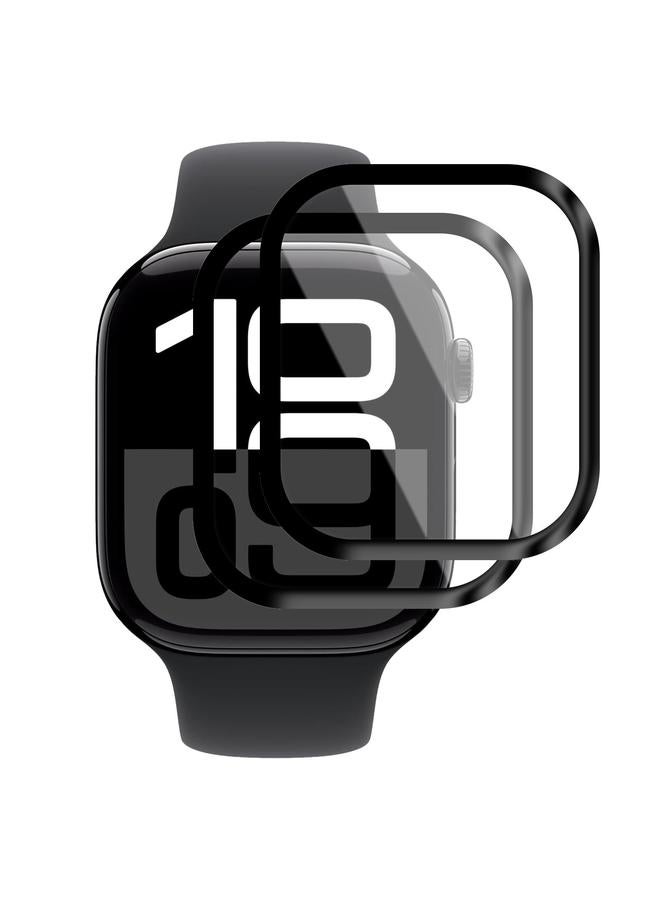 erorex For Apple Watch Series 10 46Mm 2Pcs Curved 3D Composite Material Soft Film Screen Protector - Image 1