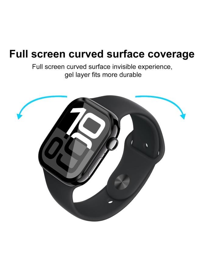 erorex For Apple Watch Series 10 46Mm 2Pcs Curved 3D Composite Material Soft Film Screen Protector - Image 3