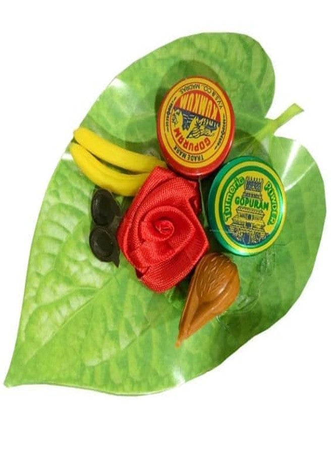 GOPURAM Kumkum and Turmeric Powder THAMBOOLAM Set (2G) TIN Gift Combo pack (100pc Kumkum + 100pc Turmeric) - Pack of 200 Pieces - Image 3