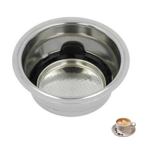 cdipkif 2 -Cup Easy Clean Filter 5513281001_SML Compatible with De'Longhi Replaces EC331 EC680 EC685 EC695 EC820 EC850 EC860 ECF01 ECO311 ECP3220 ECP3420 ECP35 ECP3630 ECZ351 Espresso Machines Filter - Image 1
