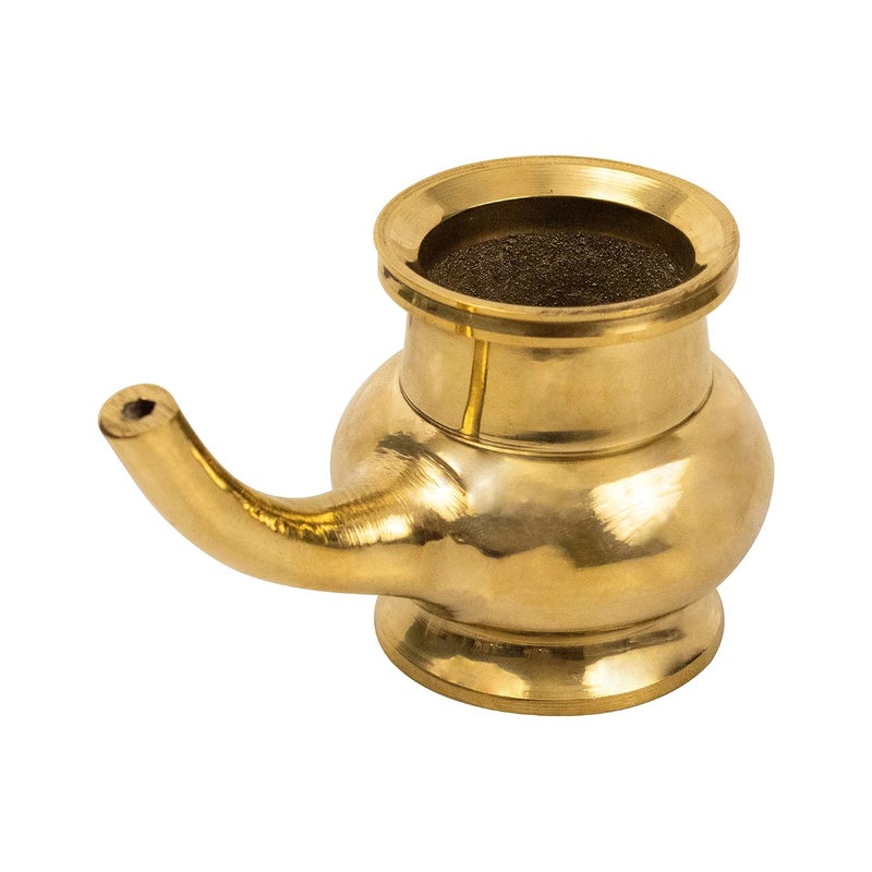Putrika Putrika Brass Kerala Kindi Gindi Trinetra Thirukaveri Theertham Holy Water Vessel Used for Home and Temple for All Special Occasions Like Onam Karwa Chauth Chath Diwali Kerala Kindi - Image 3