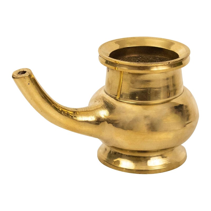 Putrika Putrika Brass Kerala Kindi Gindi Trinetra Thirukaveri Theertham Holy Water Vessel Used for Home and Temple for All Special Occasions Like Onam Karwa Chauth Chath Diwali Kerala Kindi - Image 1