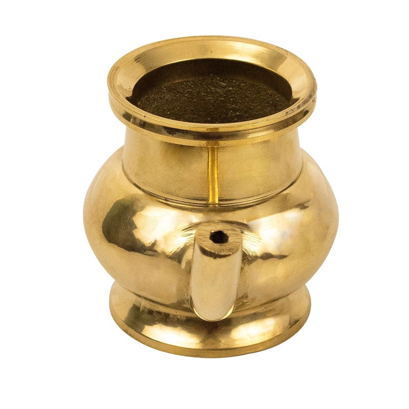Putrika Putrika Brass Kerala Kindi Gindi Trinetra Thirukaveri Theertham Holy Water Vessel Used for Home and Temple for All Special Occasions Like Onam Karwa Chauth Chath Diwali Kerala Kindi - Image 2