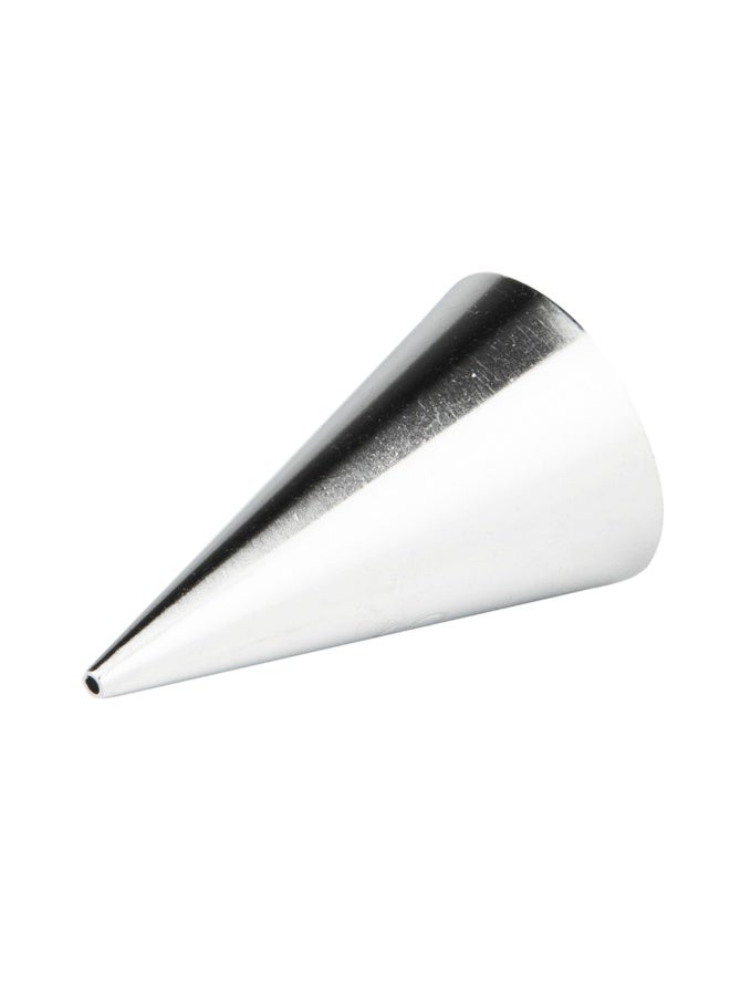 Restaurantware Pastry Tek Piping Tip, 1 Round Round Tip For Icing - #1S, Corrosion-Resistant, Stainless Steel Icing Tip, Dishwasher-Safe, Decorate Cupcakes, Cakes, or Cookies - Image 1
