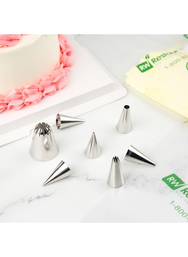 Restaurantware Pastry Tek Piping Tip, 1 Round Round Tip For Icing - #1S, Corrosion-Resistant, Stainless Steel Icing Tip, Dishwasher-Safe, Decorate Cupcakes, Cakes, or Cookies - Image 5