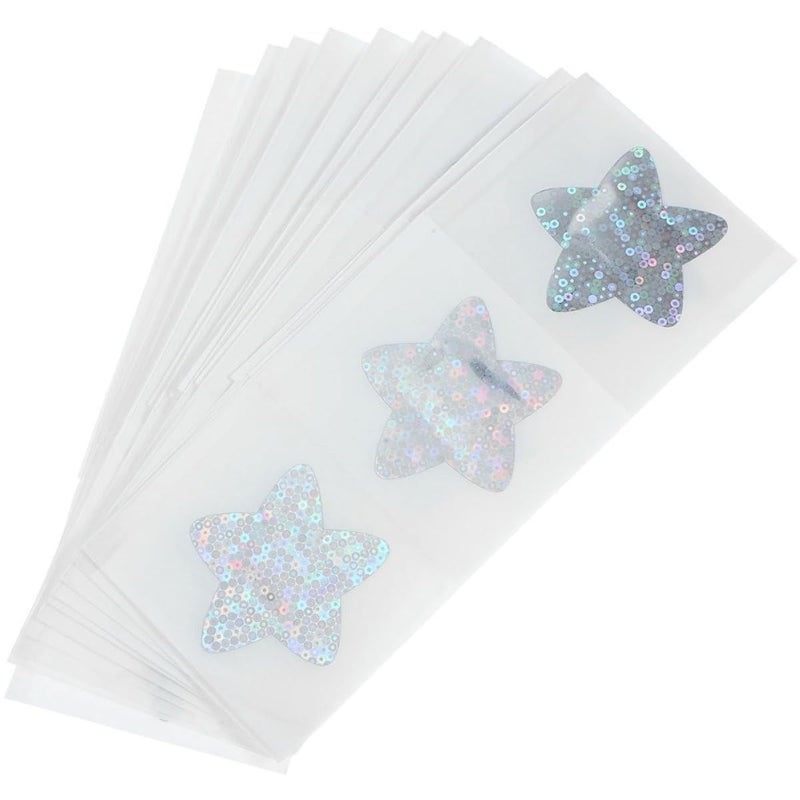 Sherchpry Glitter Star Shaped Bandages 20pcs Waterproof Flexible Wound Care - Image 2