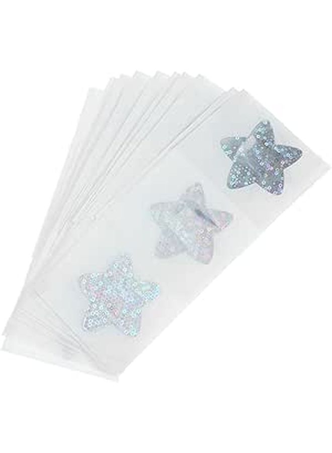 Sherchpry Glitter Star Shaped Bandages 20pcs Waterproof Flexible Wound Care - Image 1