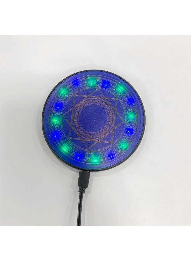 General Colorful Light Magic Circle Wireless Fast Charging Pad - 10/15W Plastic Base Desktop Charger  - Image 3