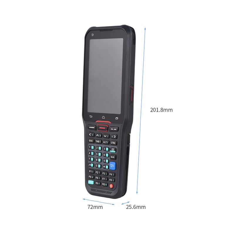 Android 10.0 1D Barcode Scanner Handheld Mobile Terminal PDA with Honeywell 5703 Scan Engine Support 1D/2D/QR Code Scaning Wireless Wi-Fi 4G with 4.0 Inch Touchscreen for Warehouse Delivery Retail - Image 2