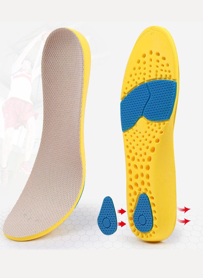 Gel Tech Running Insoles - Sports Insoles - Breathable, Trim-Able, Shock-Absorbing, Sweat-Wicking Fully Cushioned Insoles For Men/Women (39-40) - Image 1