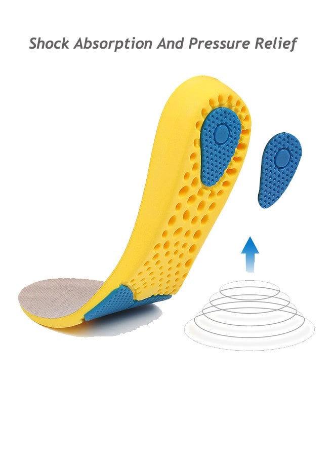 Gel Tech Running Insoles - Sports Insoles - Breathable, Trim-Able, Shock-Absorbing, Sweat-Wicking Fully Cushioned Insoles For Men/Women (39-40) - Image 3