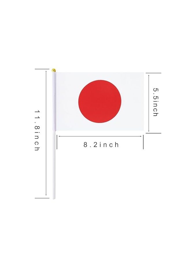 PRINTSHOP4ME Set of 10 Hand-Held Mini Country Flags - Perfect for Parades - Festivals and Party Decorations - Party Favors and Event Supplies - Image 3