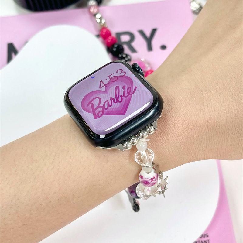 Funny Cat Bracelet Strap Korean Fashion Suitable For Iwatch7 Apple 8 Watch Strap Summer Sweet Cool Girl S6 - Image 3