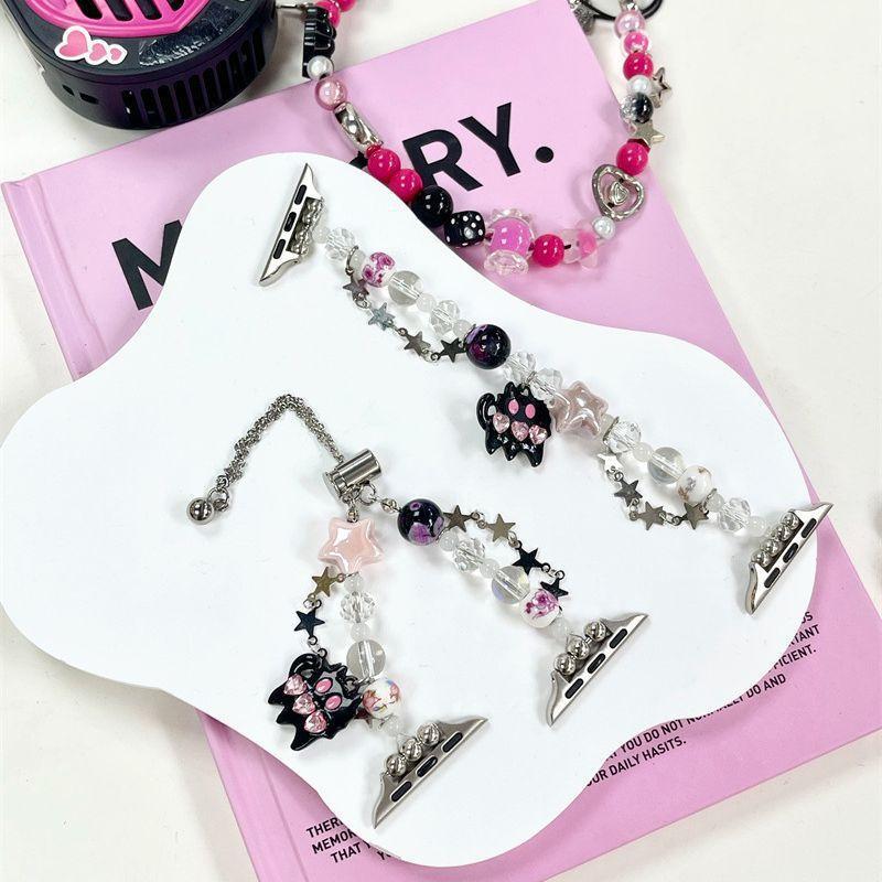 Funny Cat Bracelet Strap Korean Fashion Suitable For Iwatch7 Apple 8 Watch Strap Summer Sweet Cool Girl S6 - Image 5