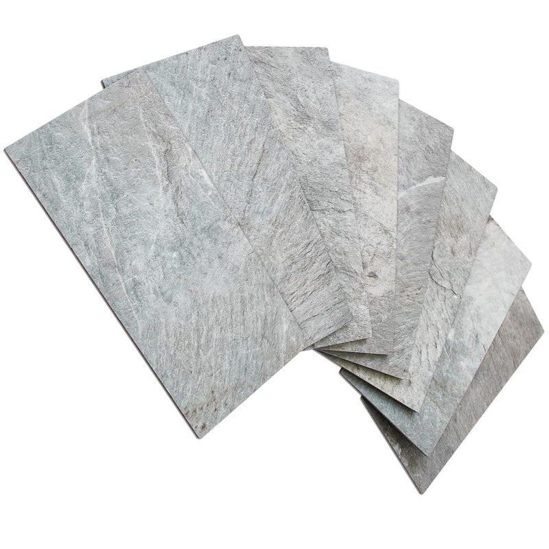 AULIGET 100 Piece Mountain Rock Peel and Stick Backsplash Wall Tiles  3"" x 6"" PVC Faux Stone Stick on Tiles for Backsplash Kitchen  Bathroom  Laundry Room  Camper  Fireplace - Image 1