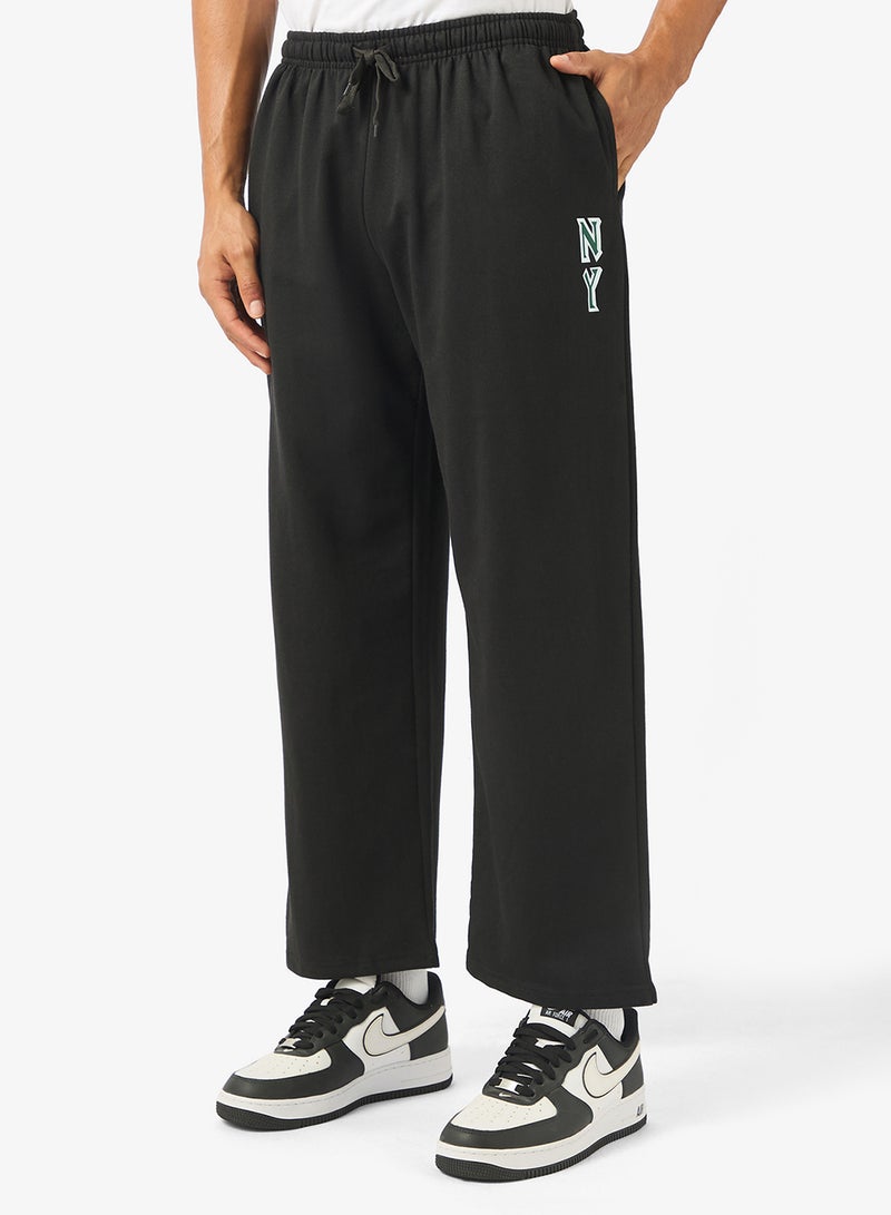 Seventy Five Basics NY Text Oversized Joggers - Image 1