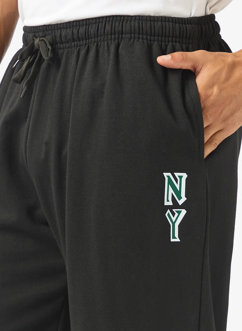 Seventy Five Basics NY Text Oversized Joggers