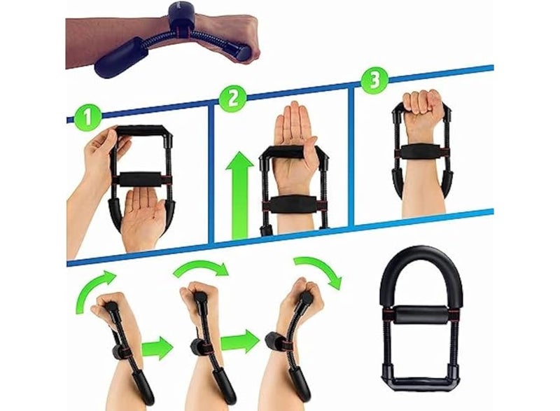 Build Ultimate Power Rest with Wrist Strengthener, Wrist and Forearm Strengthener for Hand, Arm, Grip, and Strength Training at Home and Gym - Image 4