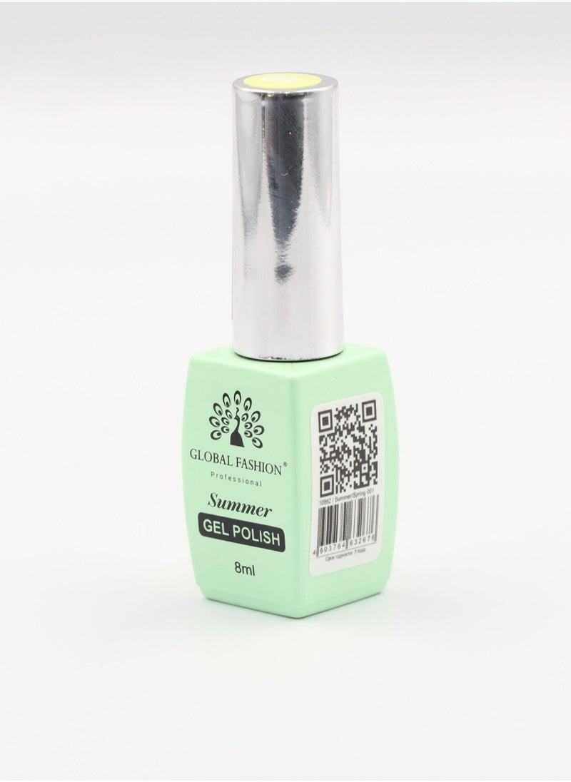 GLOBAL FASHION Gel Polish Summer/Spring 8ml, 05  - Image 4