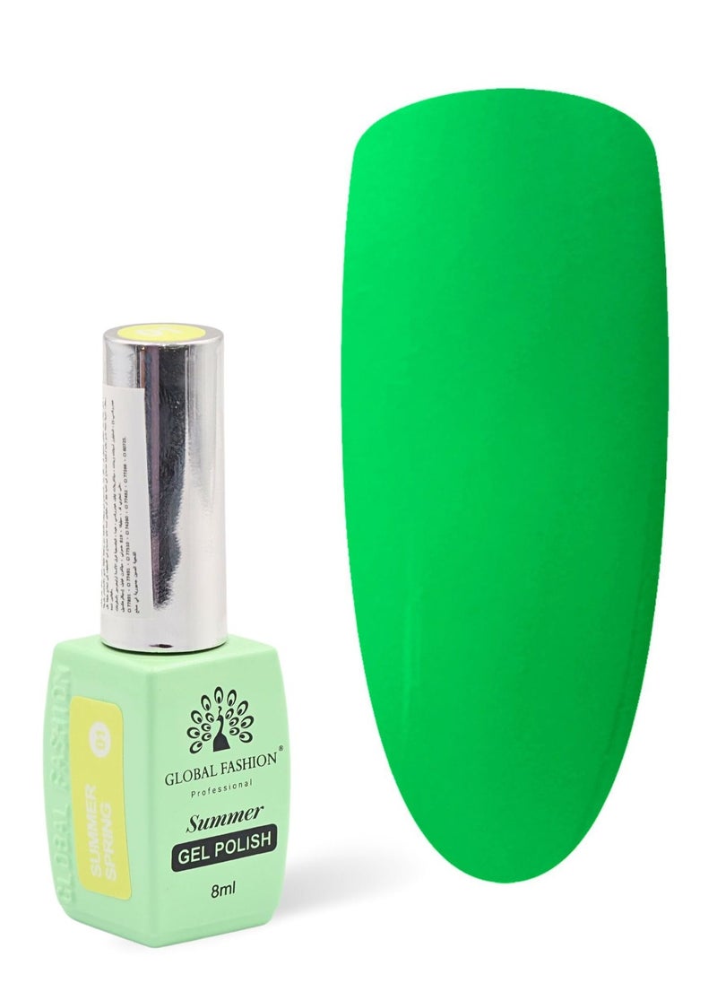 GLOBAL FASHION Gel Polish Summer/Spring 8ml, 05  - Image 1