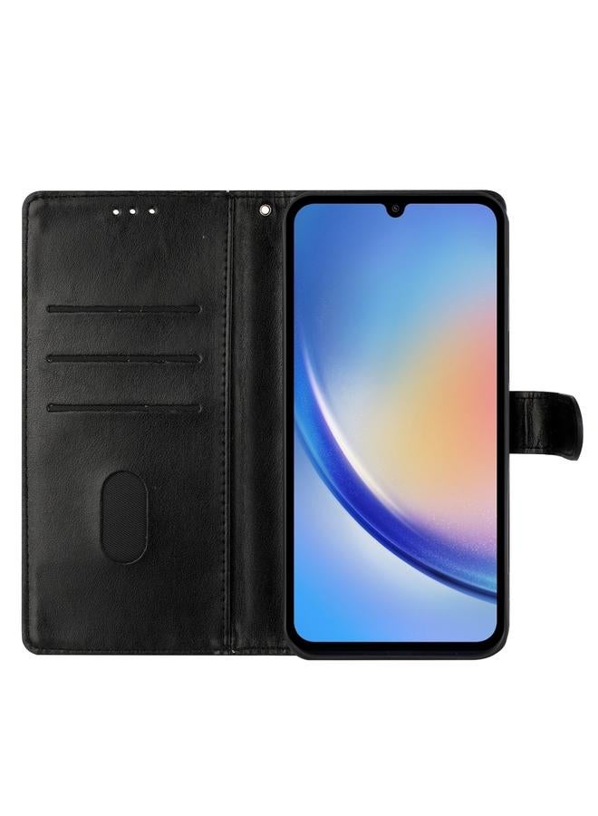 اس-توب جراب جلدي لهاتف Samsung Galaxy A05 بتصميم فراشات وزهور - Image 4